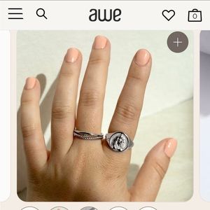 925 Sterling Silver Cleopatra Signet Ring 🌪️